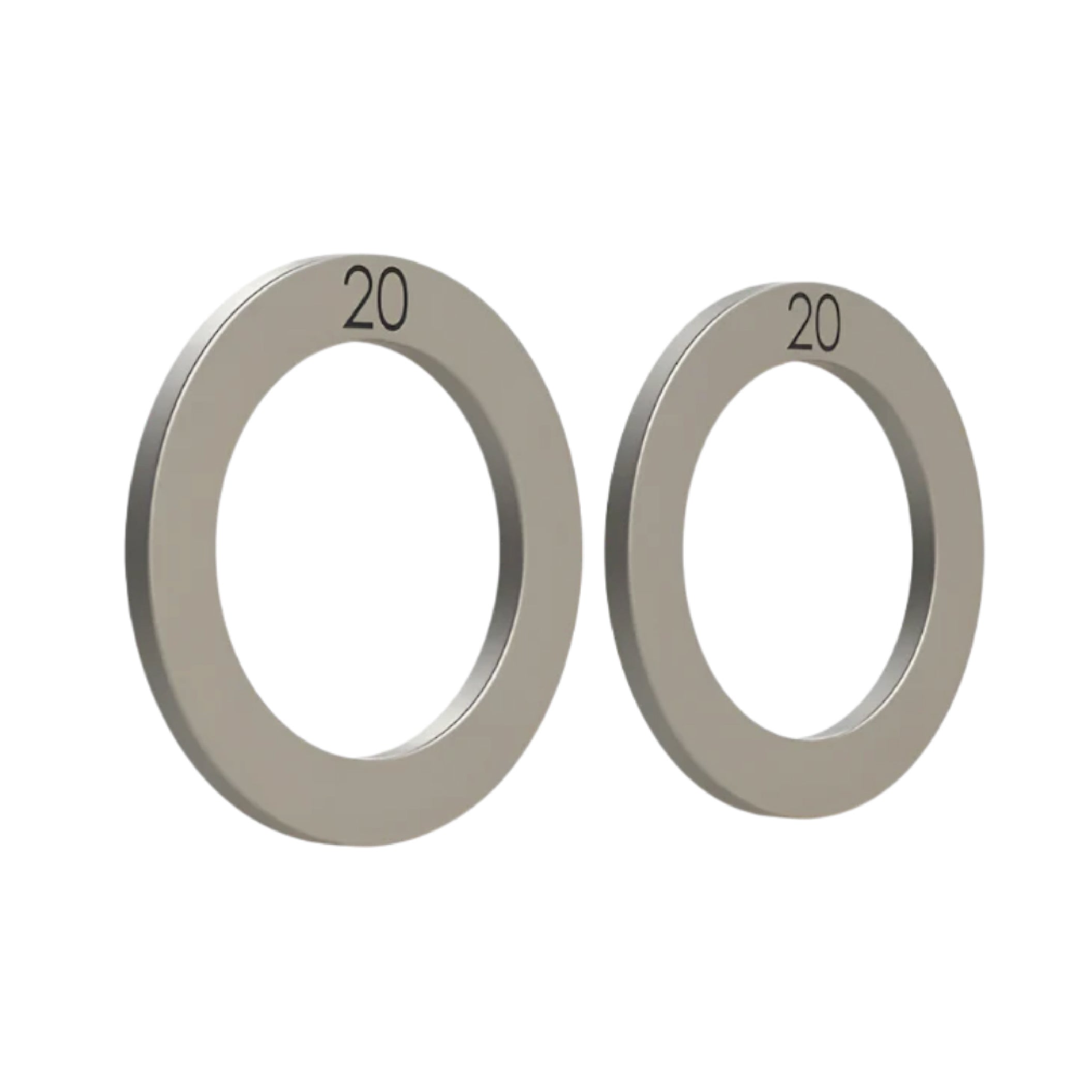 Syndyt Expert 20mm Stainless Steel Axle Washer Kit for 20mm Through Axle Syndyt BMX Bike Systems, Includes 2 Washers