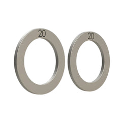 Syndyt Expert 20mm Stainless Steel Axle Washer Kit for 20mm Through Axle Syndyt BMX Bike Systems, Includes 2 Washers