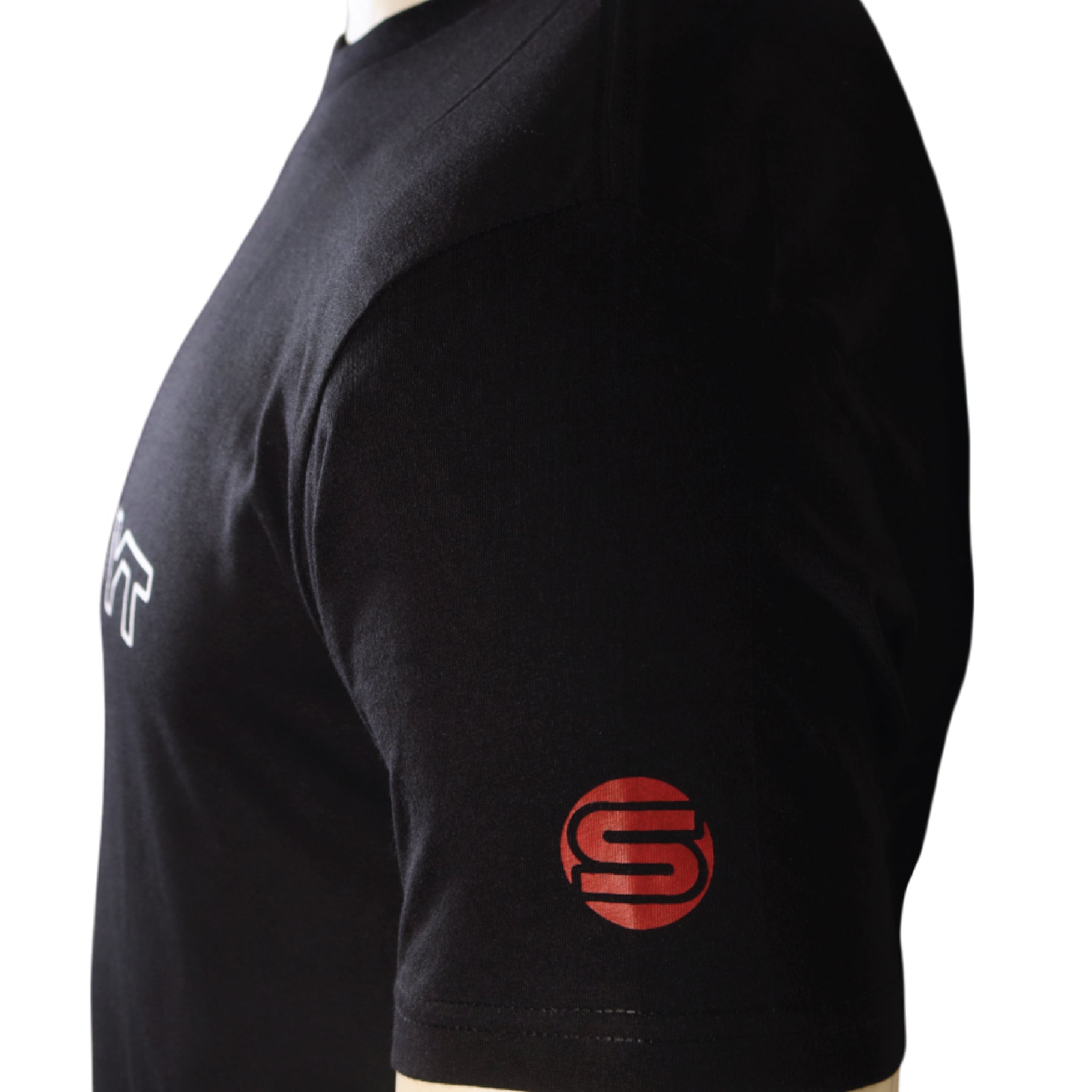 Syndyt Men's Women's Short Sleeve T-Shirt, Soft Cotton Blend Crewneck Tee, Lightweight Comfort Fit Casual Shirt for Gym, Workout, Lounge or Everyday Wear - Black (Medium)