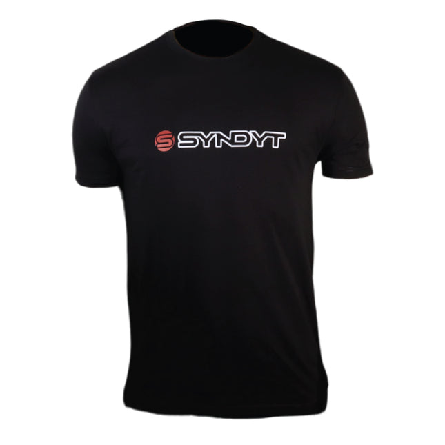Syndyt Men's Women's Short Sleeve T-Shirt, Soft Cotton Blend Crewneck Tee, Lightweight Comfort Fit Casual Shirt for Gym, Workout, Lounge or Everyday Wear - Black (XX-Large)