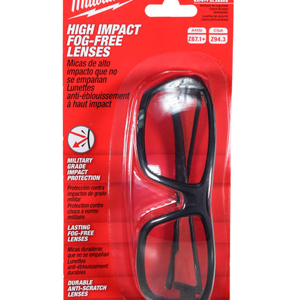 Milwaukee 48-73-2020 Clear High Performance Safety Glasses