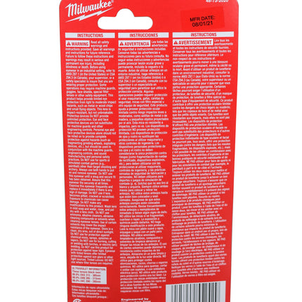 Milwaukee 48-73-2020 Clear High Performance Safety Glasses
