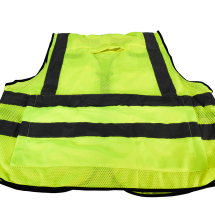 Milwaukee 48-73-5043 Performance 2X-Large/3X-Large Yellow Class 2-High Visibility Safety Vest with 15 Pockets