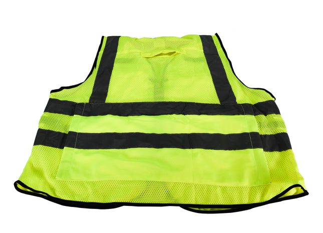 Milwaukee 48-73-5043 Performance 2X-Large/3X-Large Yellow Class 2-High Visibility Safety Vest with 15 Pockets