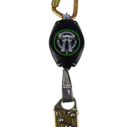 SafeWaze FS-FSP1407-W Class A 7' Web Retractable w/ Double-Locking Snap Hook