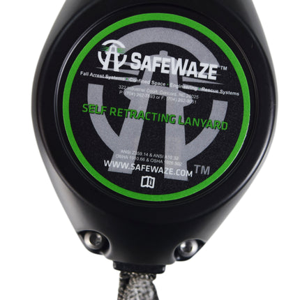 SafeWaze FS-FSP1407-W Class A 7' Web Retractable w/ Double-Locking Snap Hook