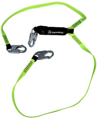 5 FT DL (100% Tie off) Web energy ABS lanyard w DBL locking SNP HK