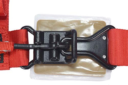 PROGUARD Red 4-Point Harness with 2" Nylon Straps (2 Pck)- Universal Off-Road Safety Belt fits Polaris, Can-Am, Kawasaki, Yamaha UTVs, ATVs, Side-by-Sides