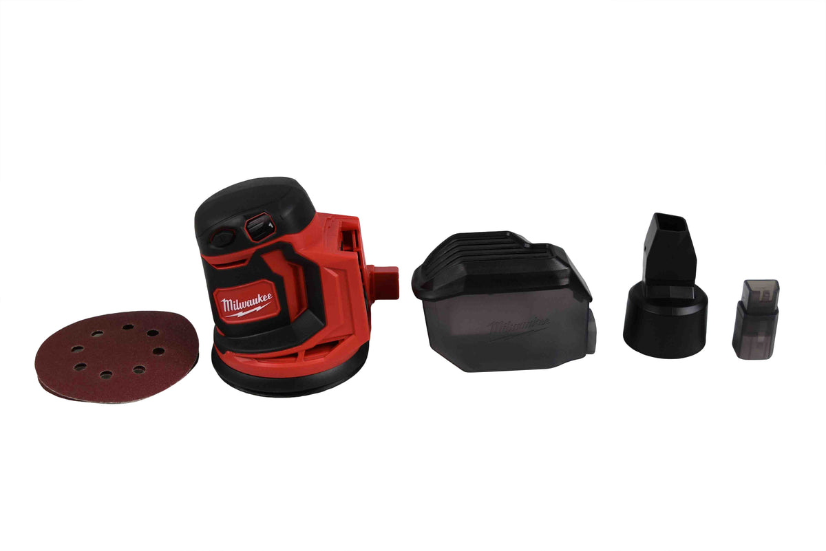Milwaukee M18 18V Random Orbit Sander – 5" Cordless Variable-Speed Finishing Sander, 12,000 OPM, (Tool Only) Batteries sold separately