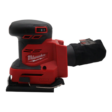Milwaukee M18 Orbital 1/4″ Sheet Sander (Tool Only) – Variable Speed Cordless Sanding Tool with Redlink Intelligence, 1.6 mm Orbit, Integrated Dust Collection, Includes Dust Bag, Adapter & Sandpaper
