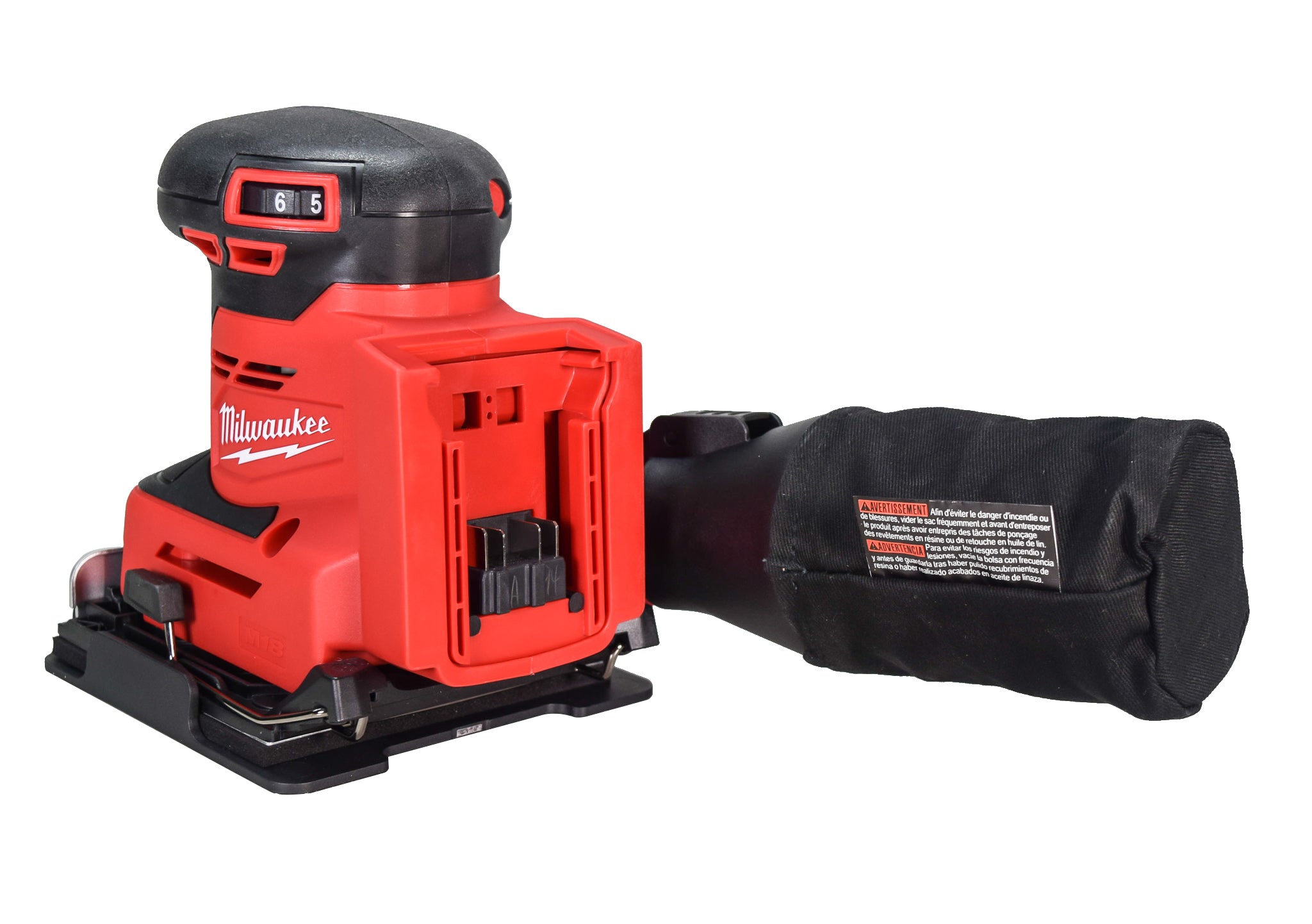 Milwaukee 2649-20 M18 18V Lithium-Ion Cordless 1/4 in. Sheet Sander (Tool-Only)