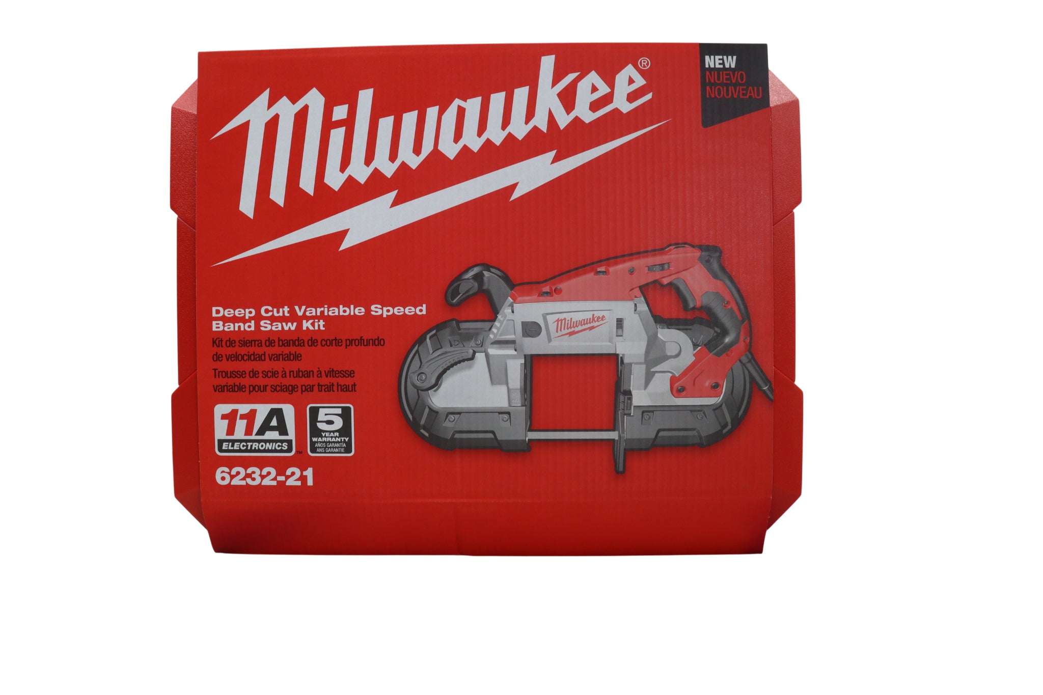 Milwaukee Deep Cut Corded Band Saw – 11 Amp Variable Speed Band Saw with All-Metal Gear Housing, Tool-Free Blade Changes & LED Light – Includes Carrying Case