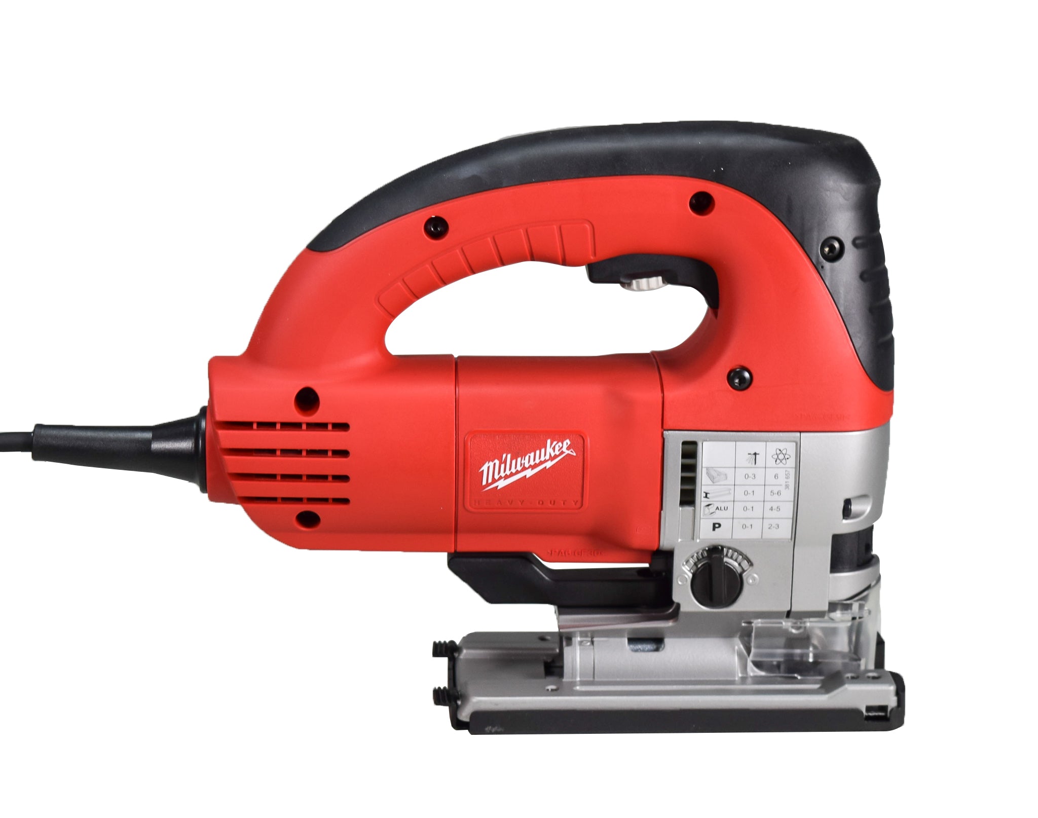 Milwaukee 6268-21 Top Handle Orbital Jigsaw with Dust Shield & Case