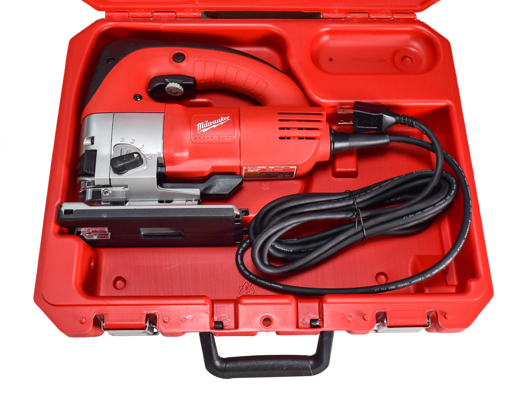 Milwaukee 6268-21 Top Handle Orbital Jigsaw with Dust Shield & Case