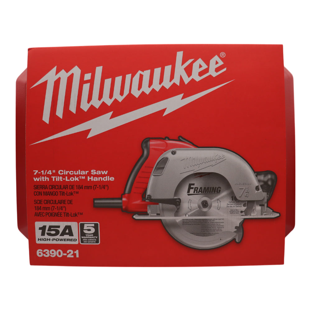Milwaukee 6390-21 7-1/4-Inch 15-Amp Tilt-Lok Circular Saw with Case