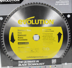 Evolution Power Tools 12BLADESS Stainless Steel Cutting Saw Blade, 12-Inch x 80-Tooth