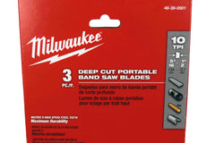 Milwaukee 48-39-0501 10 TPI Standard Deep Cut Portable Band Saw Blade