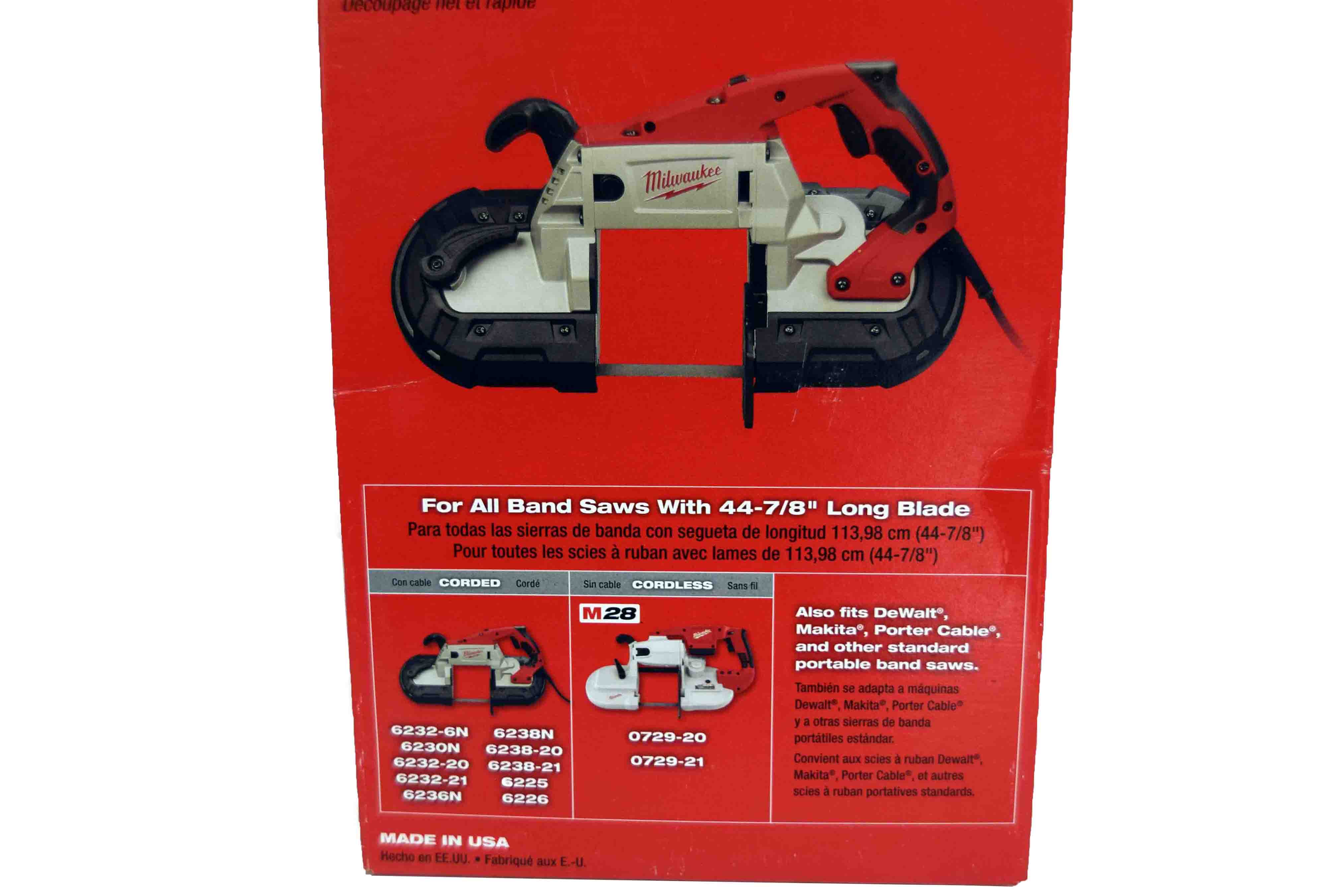 Milwaukee 48-39-0521 18 TPI Standard Deep Cut Band Saw Blade 3 Pack