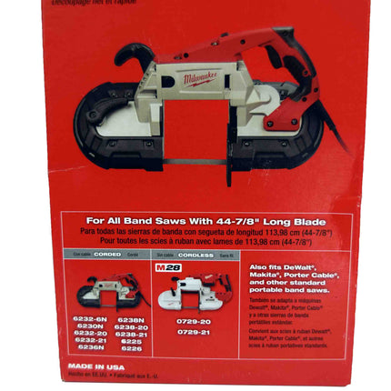 Milwaukee 48-39-0521 18 TPI Standard Deep Cut Band Saw Blade 3 Pack