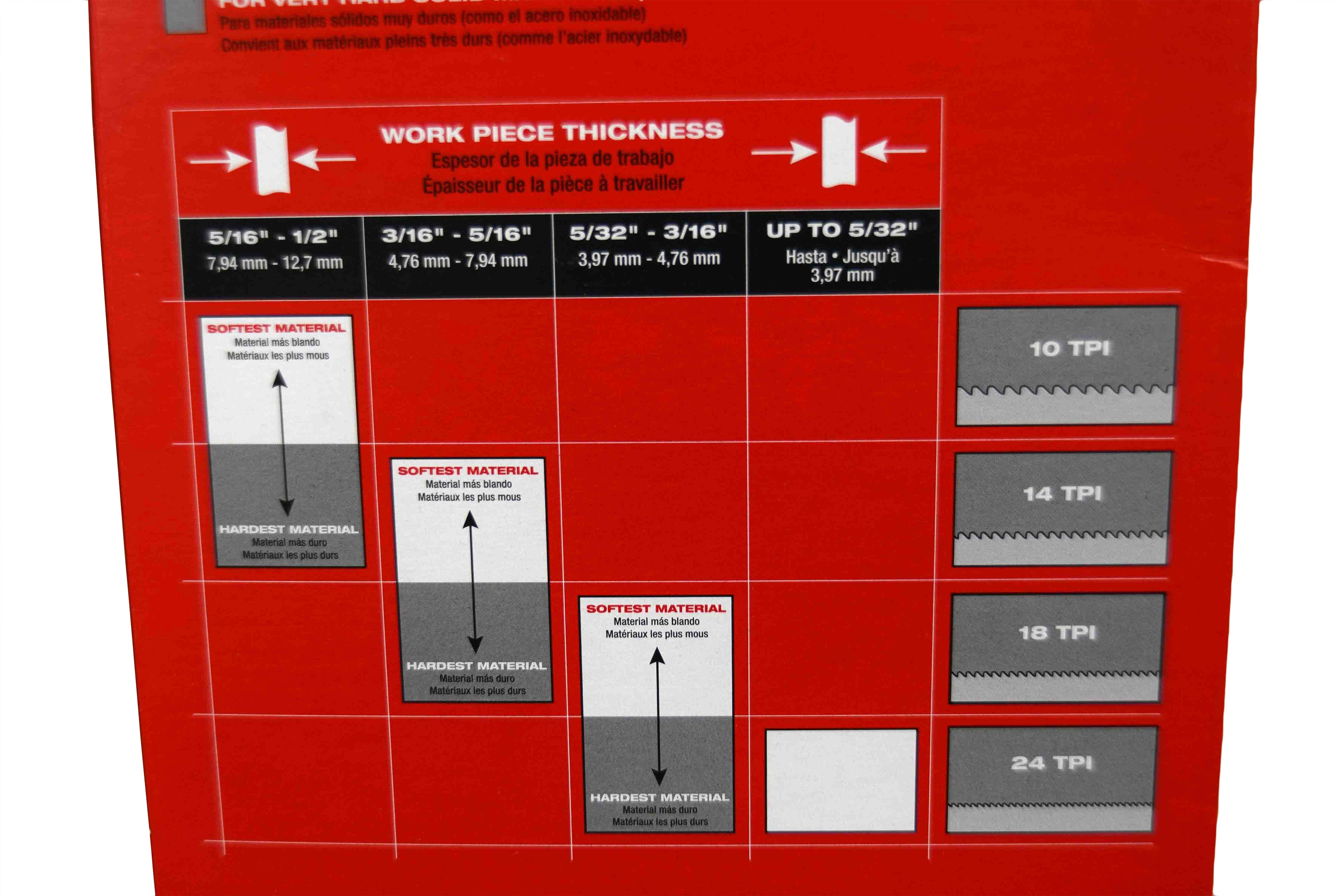 Milwaukee 48-39-0529 35-3/8 in. 18 TPI Compact Portable Band Saw Blade 3-Pack