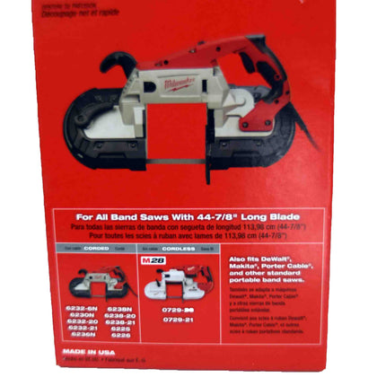 Milwaukee 48-39-0531 24 TPI Standard Deep Cut Band Saw Blade 3 Pack