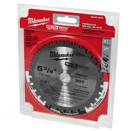 Milwaukee 48-40-4070 5-3/8-Inch 30T Ferrous Metal Blade