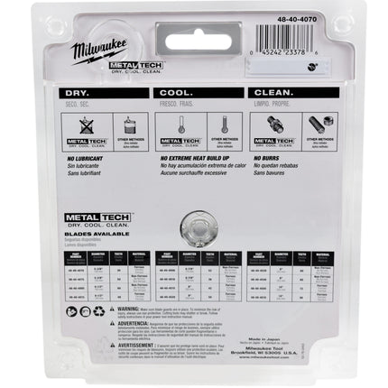 Milwaukee 48-40-4070 5-3/8-Inch 30T Ferrous Metal Blade