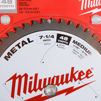 Milwaukee 48-40-4235 7-1/4" Metal Cutting Circular Saw Blade