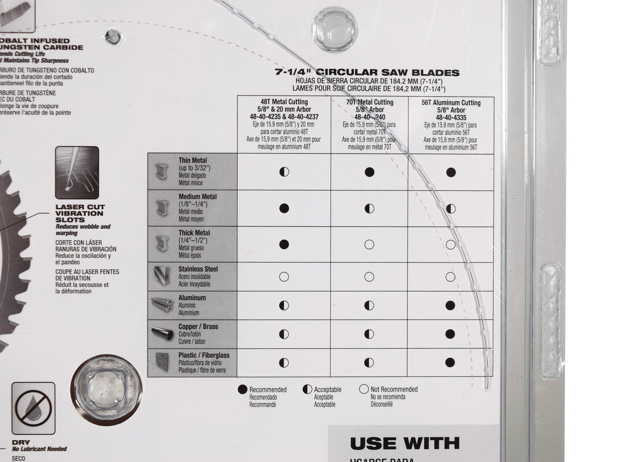 Milwaukee 48-40-4235 7-1/4" Metal Cutting Circular Saw Blade