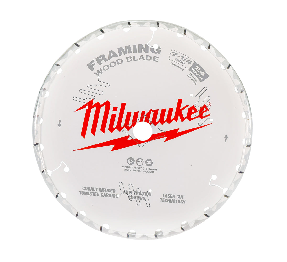 Milwaukee 48-41-0720 7-1/4 in. x 24-Tooth Framing Circular Saw Blade