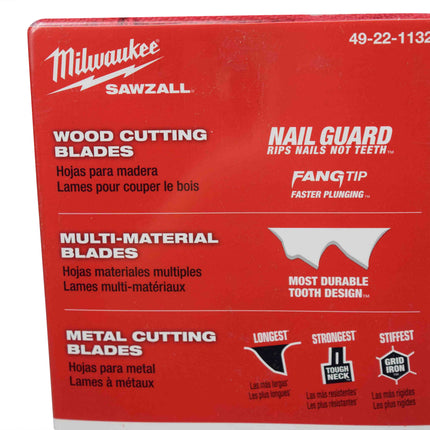 Milwaukee 49-22-1132 Wood and Metal Mega Reciprocating Saw Blade Kit