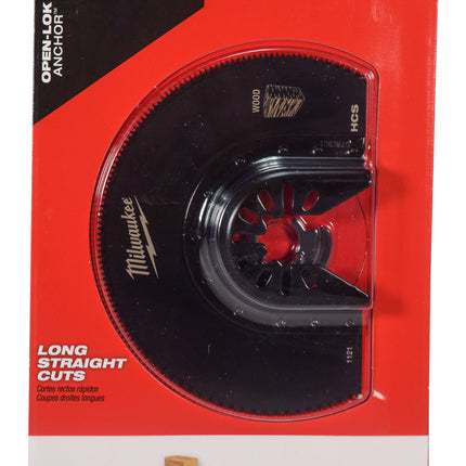 Milwaukee 49-25-1121 OPEN-LOK  3-1/2" HCS SEGMENTED WOOD BLADE 1PK