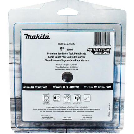 Makita A-96017 5-inch General Purpose Tuckpointing Diamond Blade