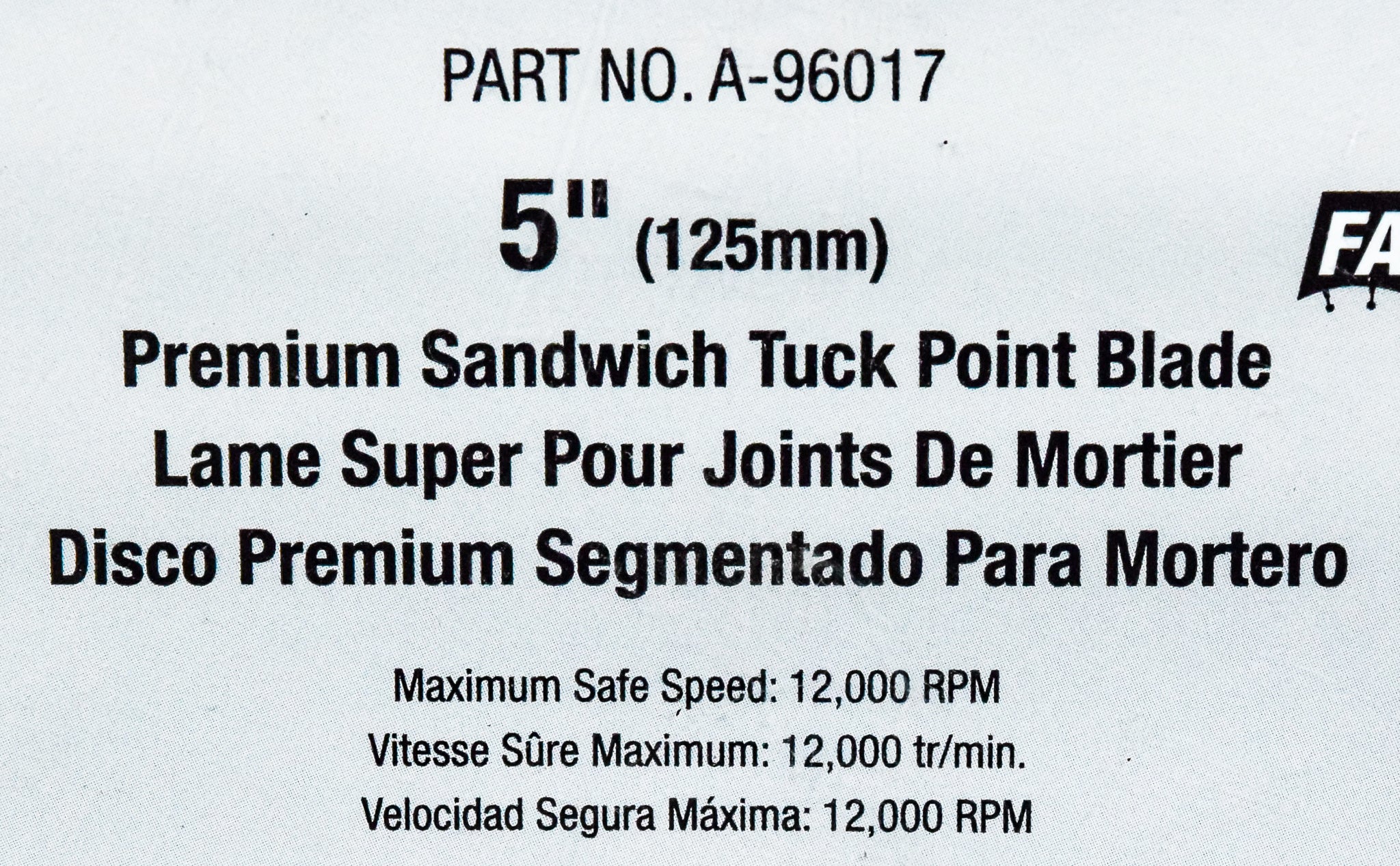 Makita A-96017 5-inch General Purpose Tuckpointing Diamond Blade
