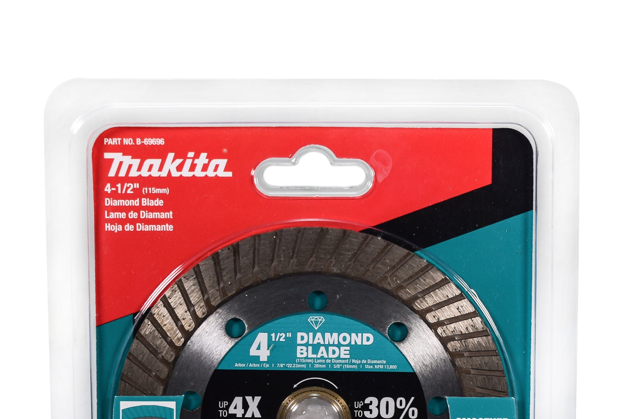 Makita-B-69696 4-1/2-inch General Purpose Turbo Rim Diamond Blade