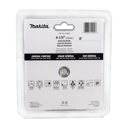 Makita-B-69696 4-1/2-inch General Purpose Turbo Rim Diamond Blade
