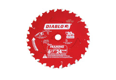 Diablo D0624A 6-1/2" x 24-Teeth Framing Saw Blade for Wood