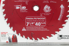 Diablo D0740X 7-1/4 in. x 40 Tooth Finish Saw Blade