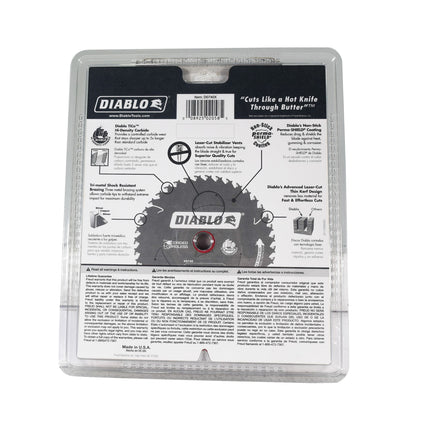 Diablo D0740X 7-1/4 in. x 40 Tooth Finish Saw Blade