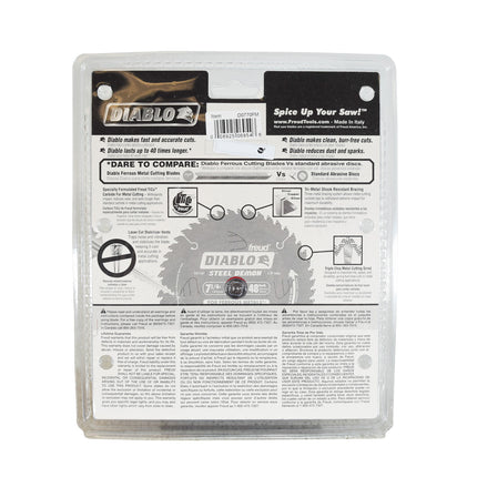 Diablo D0770FM 7 1/4" 70 Tooth 20mm Arbor Metal Cutting Circular Saw Blade