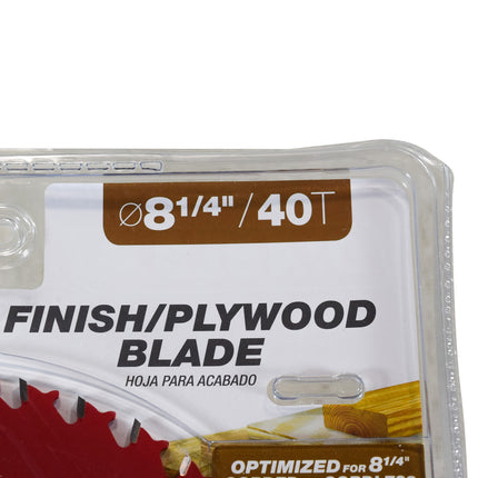 Diablo D0840X 8-1/4 in. x 40 Tooth Finishing Saw Blade