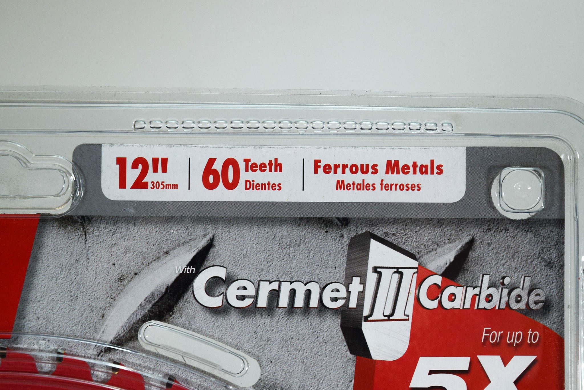 Diablo D1260CF 12" x 60-Teeth Steel Demon Cermet II Saw Blade for Medium Metal