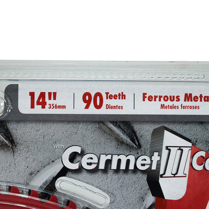 Diablo D1490CF 14" x 90-Teeth Steel Demon Cermet II Saw Blade for Thin Metal