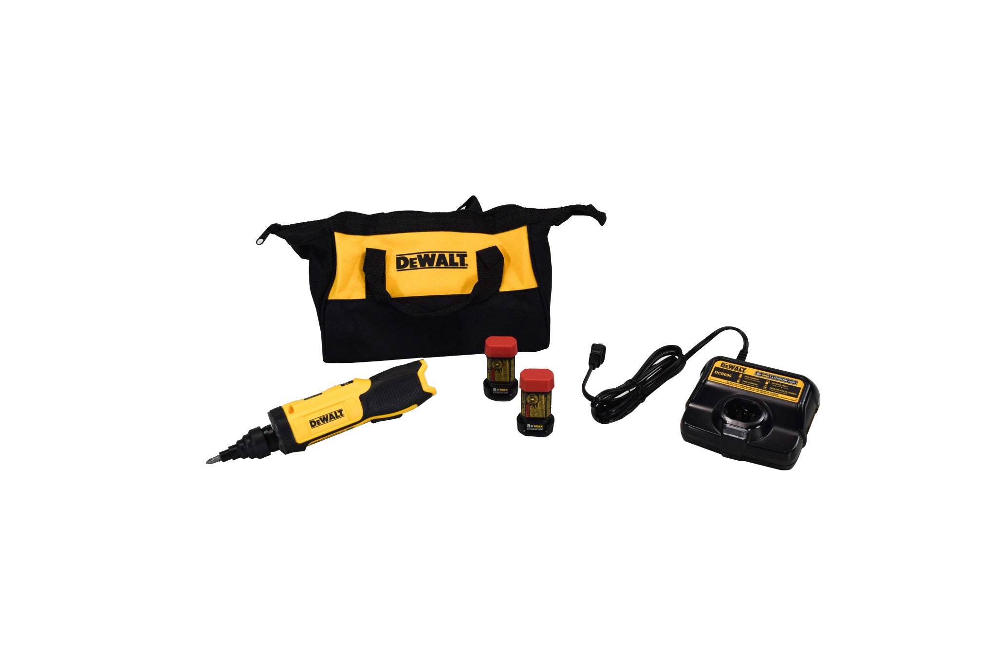 8V MAX ELECTRICIANS SCREWDRIVER 2 BATT