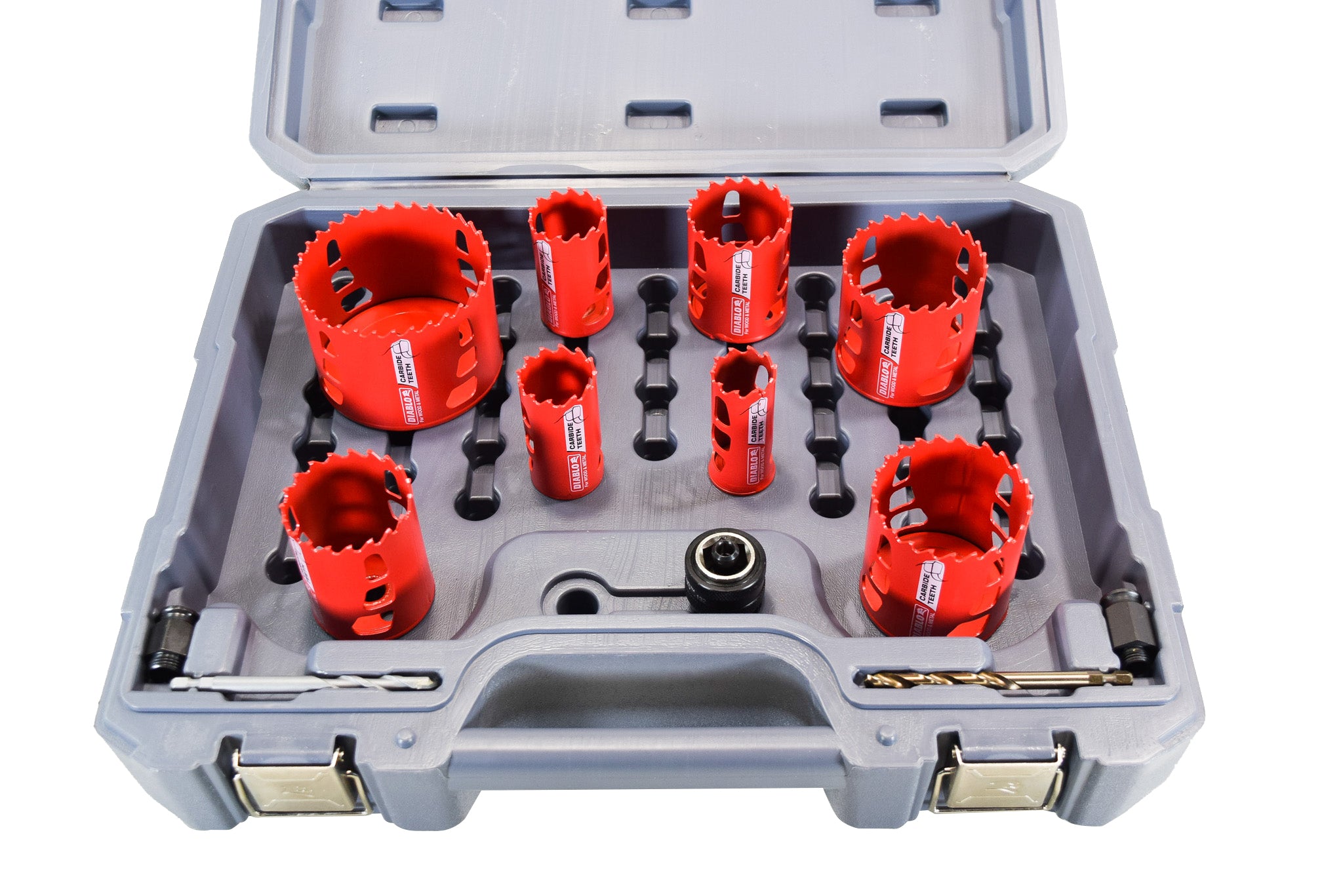 Diablo DHS13SPLCT 13 pc Carbide Teeth Hole Saw Set for Plumbers