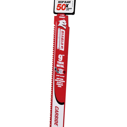 Diablo Freud DS0908CF 9" 8 TPI Carbide Tipped Reciprocating Saw Blade