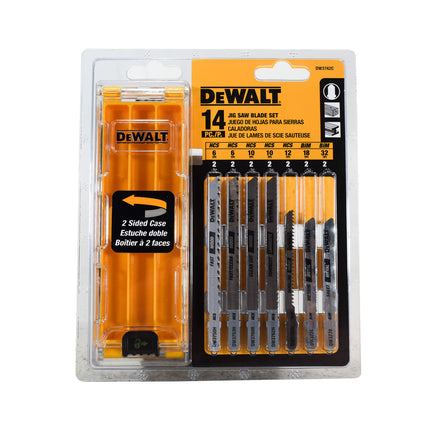 DeWalt DW3742C T-Shank Jig Saw Blade Set with Case (14 pc)