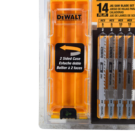 DeWalt DW3742C T-Shank Jig Saw Blade Set with Case (14 pc)
