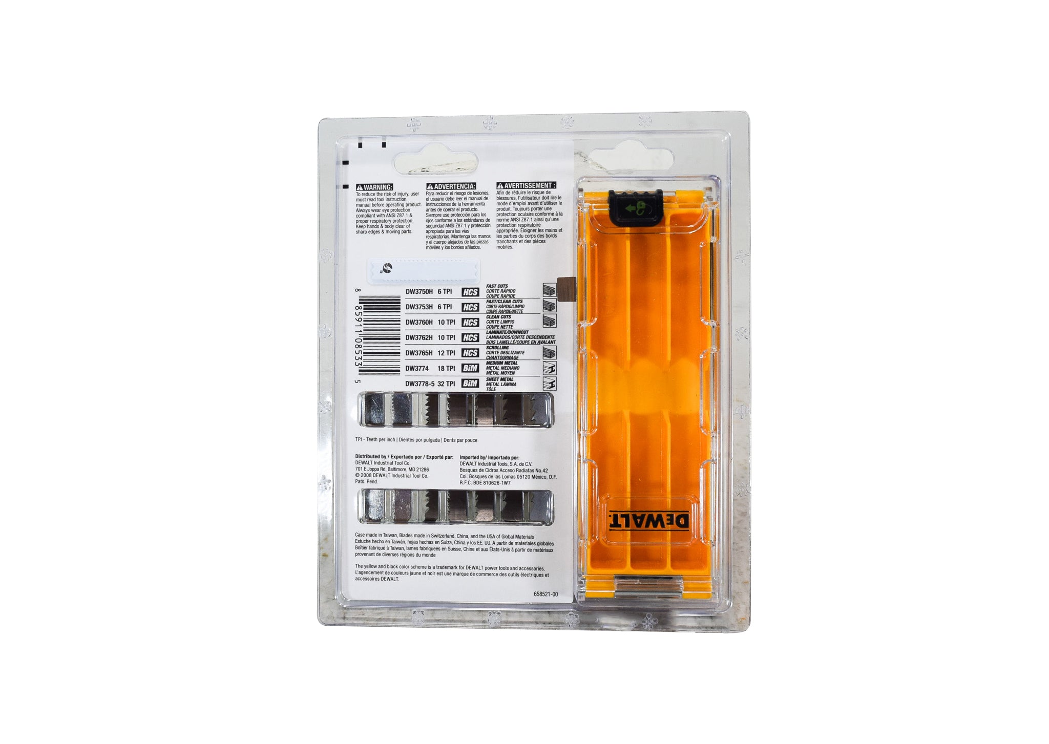 DeWalt DW3742C T-Shank Jig Saw Blade Set with Case (14 pc)