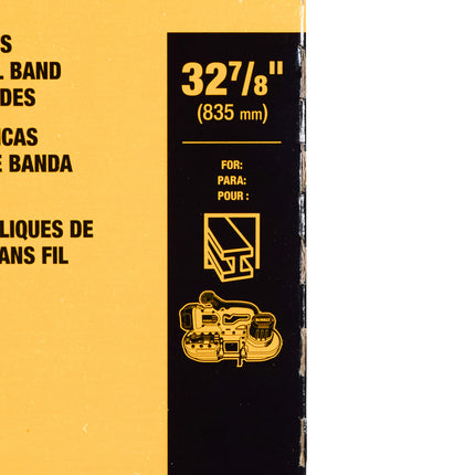 DEWALT DW3983C 18 TPI Portable Band Saw Blade, 3-Pack